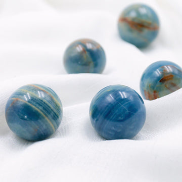 Blue Onyx Agate Ball